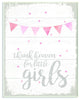 The Kids Room by Stupell Thank Heaven Girls Pink Kids Word Design, 13 x 19