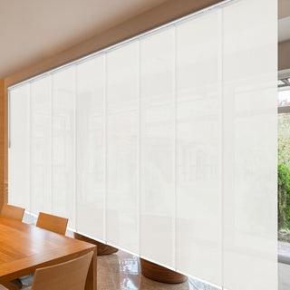 Amour 8-Panel Track Extendable Vertical Blinds 130-175"W