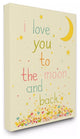Stupell Industries I Love You To The Moon And Back, 30 x 40