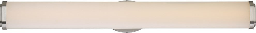 Nuvo Pace 3-Light Triple LED Wall Sconce Light Fixture, Brushed Nickel