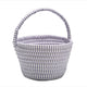 Colonial Mills Basket Easter Ticking Basket Purple Round