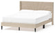 Lindon Deco Modern Uphostered Queen Bed in a Box, Desert Brown