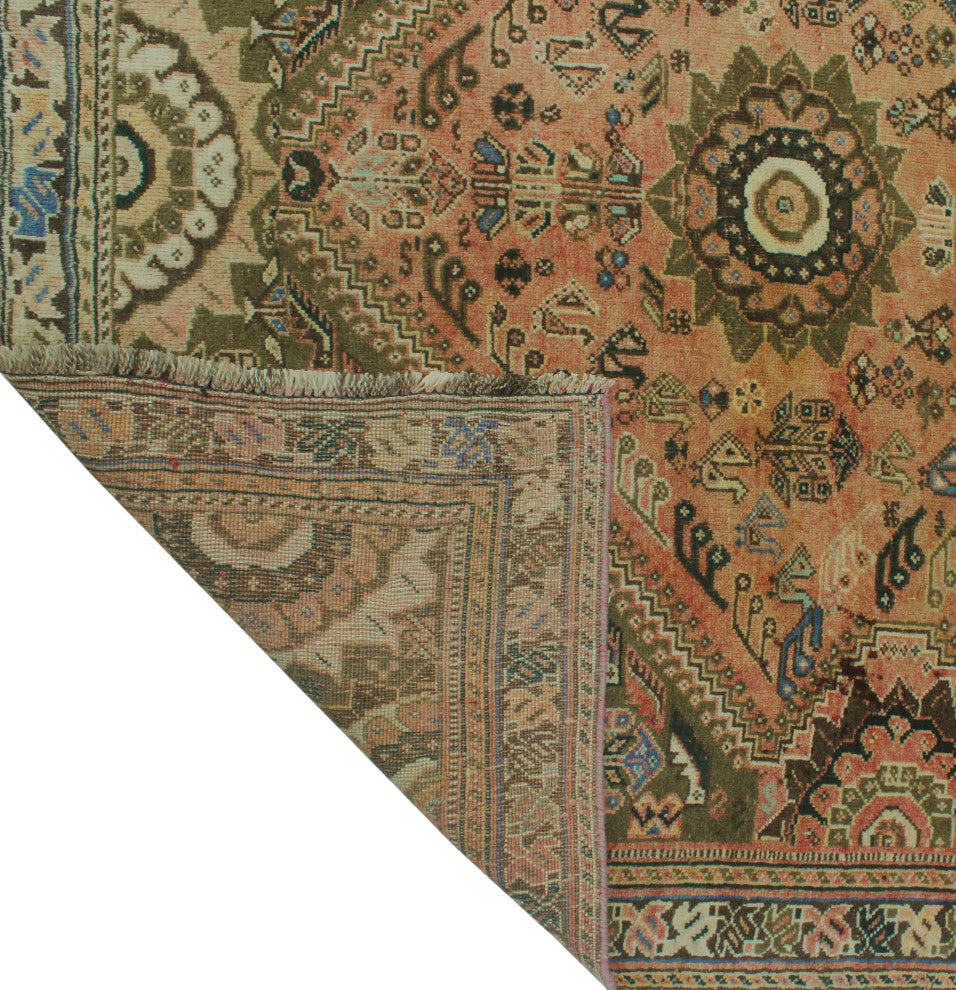Fine Vintage Distressed Bonnie Rust Rug