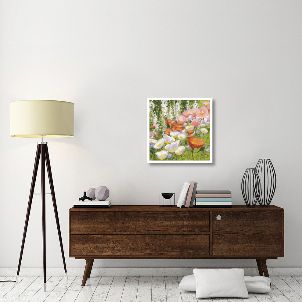"Garden Pastels II" Digital Paper Print by Shirley Novak, 26"x26"