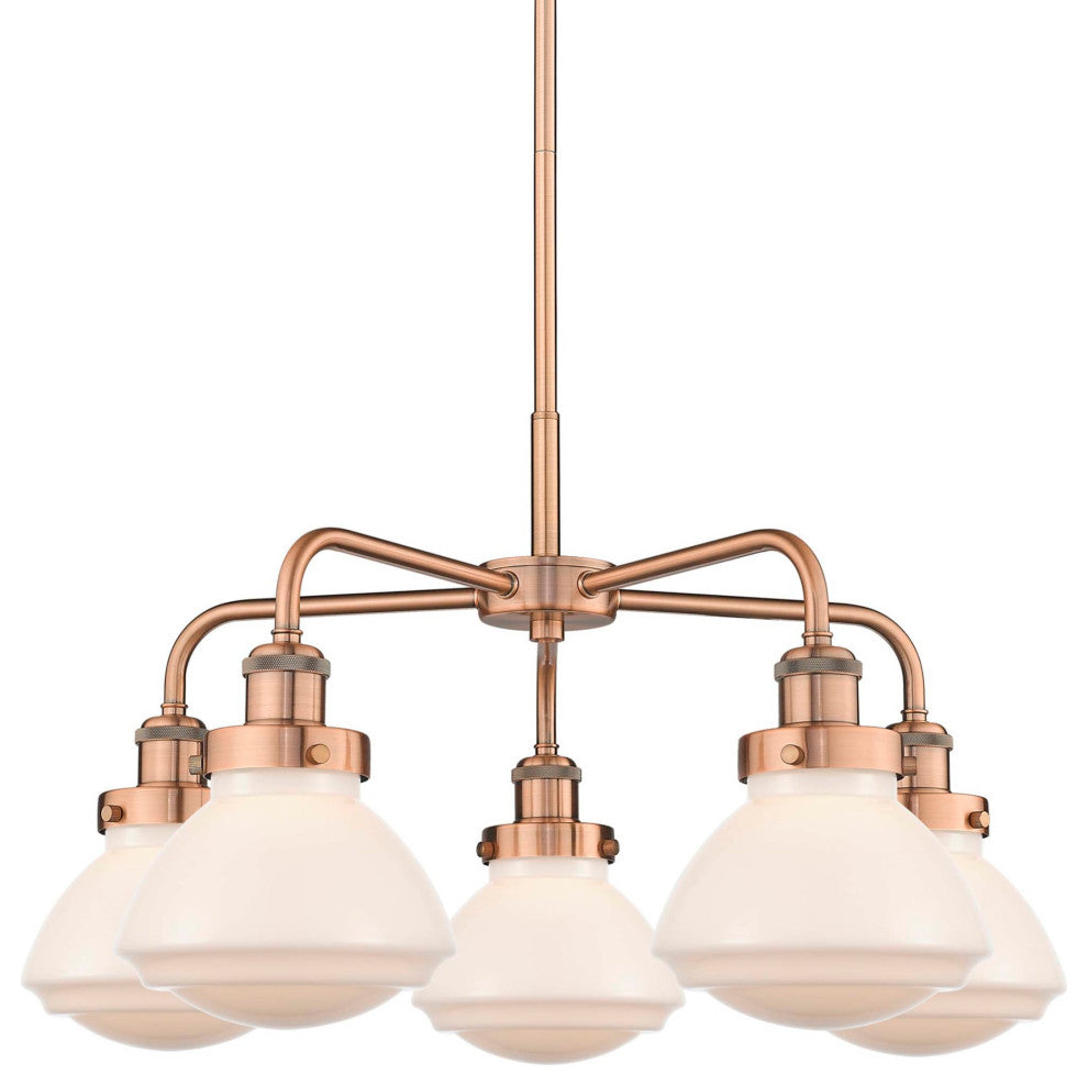 Innovations Lighting 916-5CR-14-25 Olean Chandelier Olean 5 Light - Antique