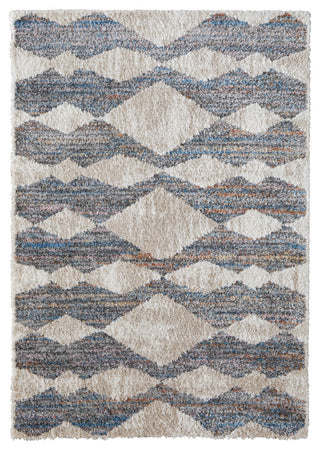 Weave & Wander Caide Contemporary Rug, Gray/Multi, 10'x14'
