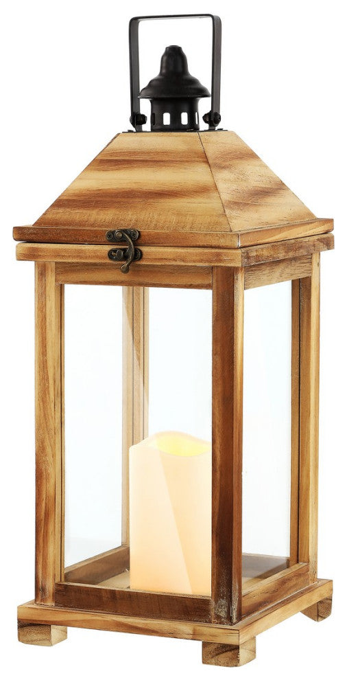 Safavieh Elida Outdoor Lantern Brown