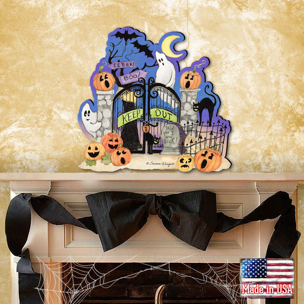 Halloween Scene Door Decor