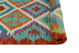 Flatweave Marlie Red/Ivory Rug, 3'3x4'10