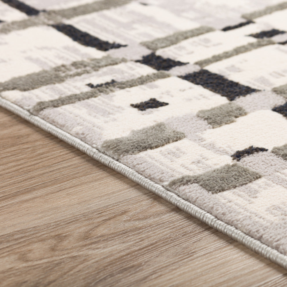 Dalyn Karma KM4 Grey 1'8" x 2'6" Rug