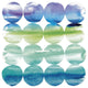 "Summer Dots Crop with White Border" Paper Print by Elyse DeNeige, 32"x32"