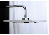 Kingston Brass 12" Square Shower Head, Polished Chrome