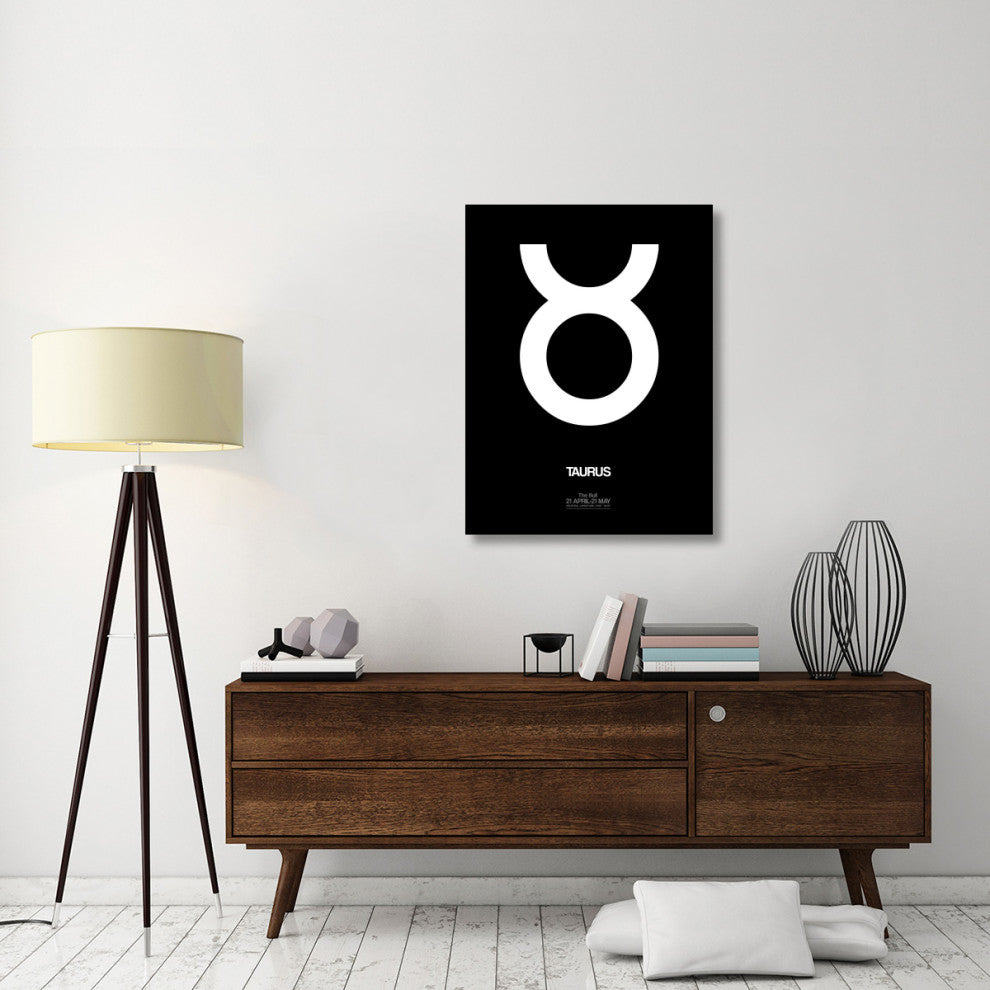 "Taurus Zodiac Sign White" Fine Art Print