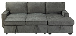 Out Sleeper Sectional, Gray
