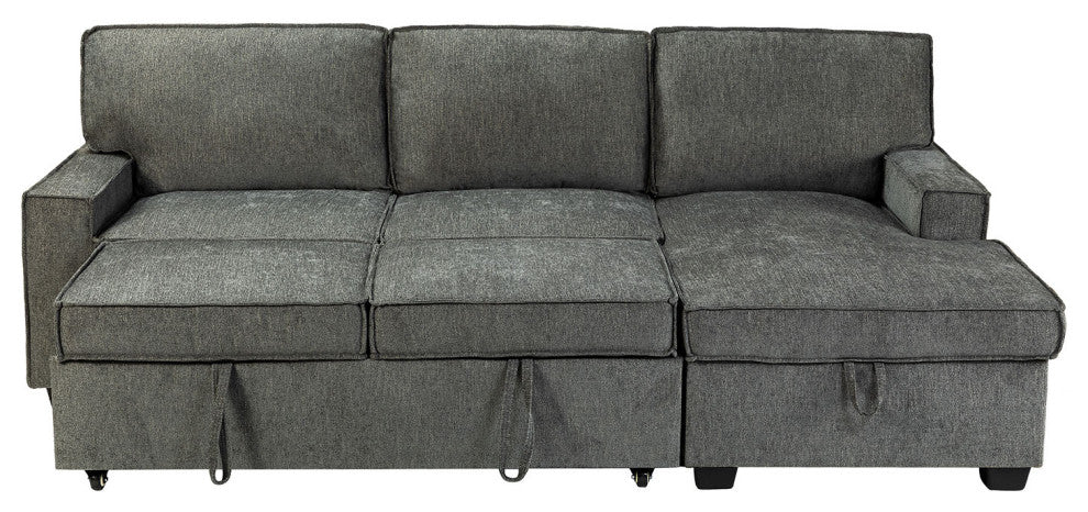Out Sleeper Sectional, Gray