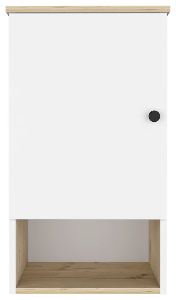 Medicine Cabinet Porto, Bathroom, Light Oak / White