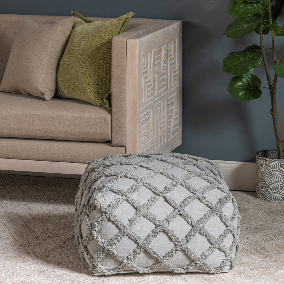Rudra Pattern Pouf