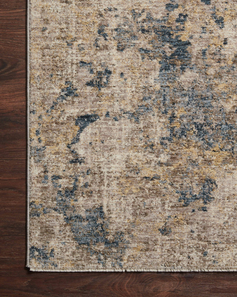 Loloi Gaia Taupe / Denim 6'-7" x 9'-10" Area Rug