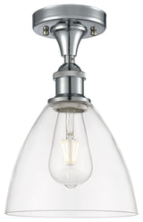 Innovations 516-1C-PC-GBD-752-LED 1 Light Semi-Flush Mount, Polished Chrome