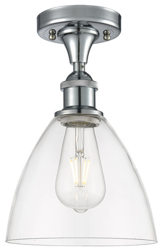 Innovations 516-1C-PC-GBD-752-LED 1 Light Semi-Flush Mount, Polished Chrome