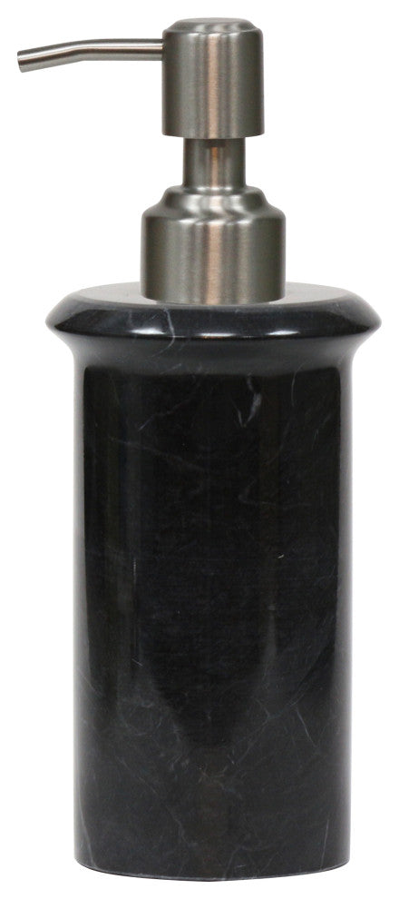 Polished Amber Marble Bathroom Soap/Lotion Dispenser, Jbc-L