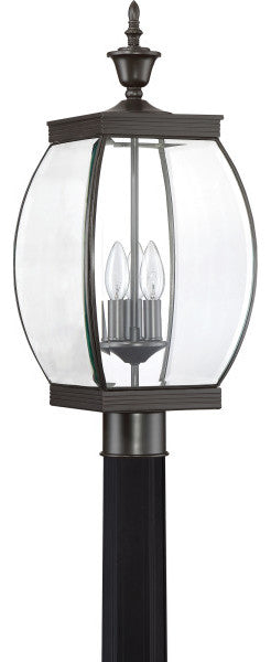 Oasis 3-Light Outdoor Lantern, Medici Bronze