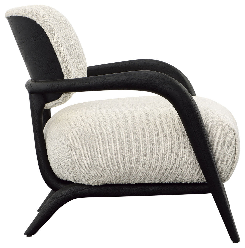 Alford Boucle Upholstered Occasional Chair, Ivory