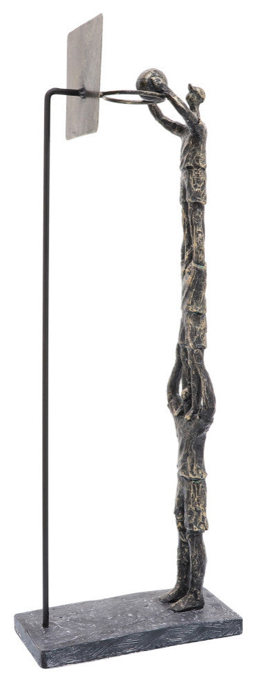 Resin 19" 3-men Dunk, Bronze