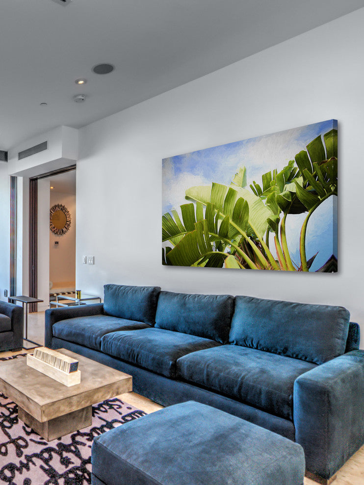 "Tropical Charm" by Sylvia Cook Painting Print Wrapped Canvas, 45x30