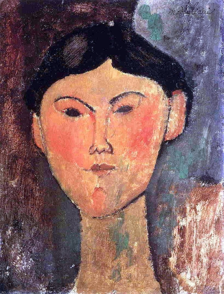 Amedeo Modigliani Beatrice Hastings, 21"x28" Wall Decal Print