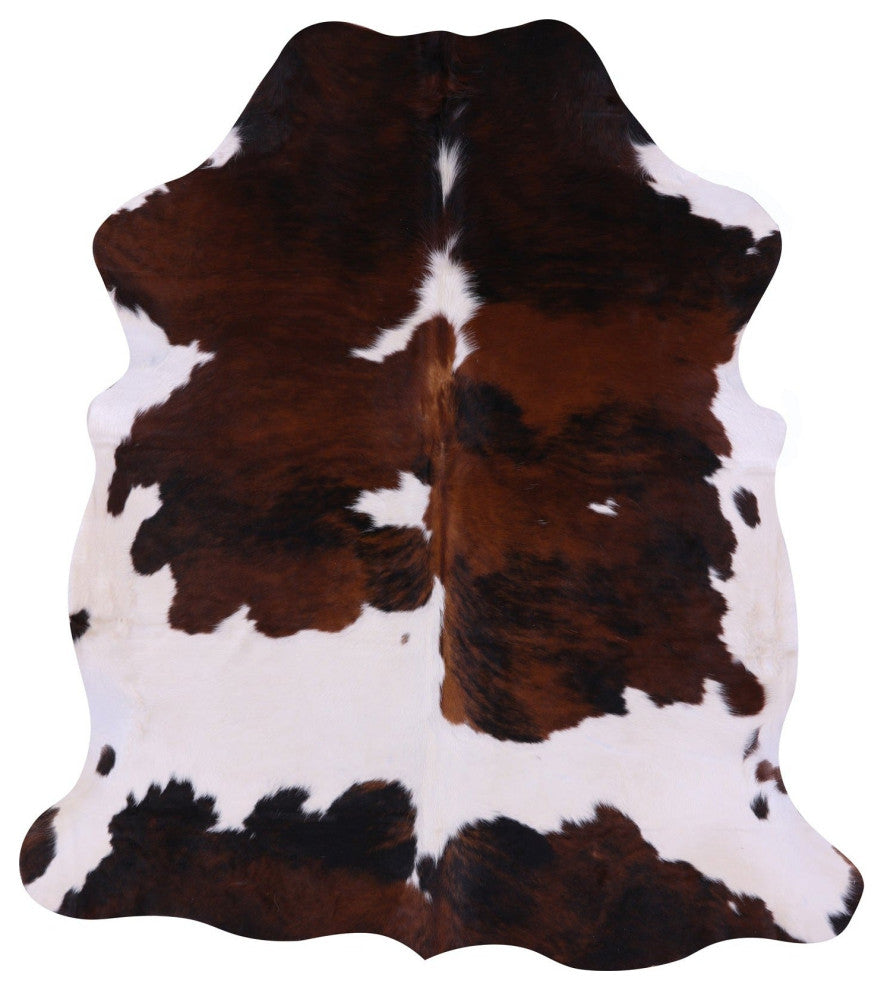 6' 7" X 6' 0" Natural Cowhide Rug C2401