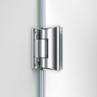 Unidoor Plus 60"Wx30 3/8" DFrameless Hinged Shower Enclosure, Oil Rubbed Bronze
