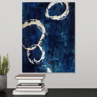 Interlocking I Wrapped Canvas Art Print, 12"x16"x1.5"