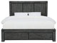 Modus Meadow Queen Storage Bed, Graphite