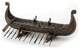 Viking Boat With Oars Statue Sculpture by Veronese Design
