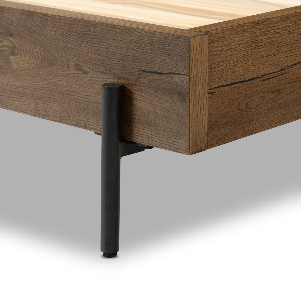 Eaton Bed-Amber Oak Resin- King