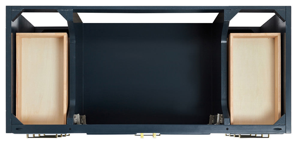 Ariel Stafford 48" Single Sink Bathroom Vanity Base, Midnight Blue