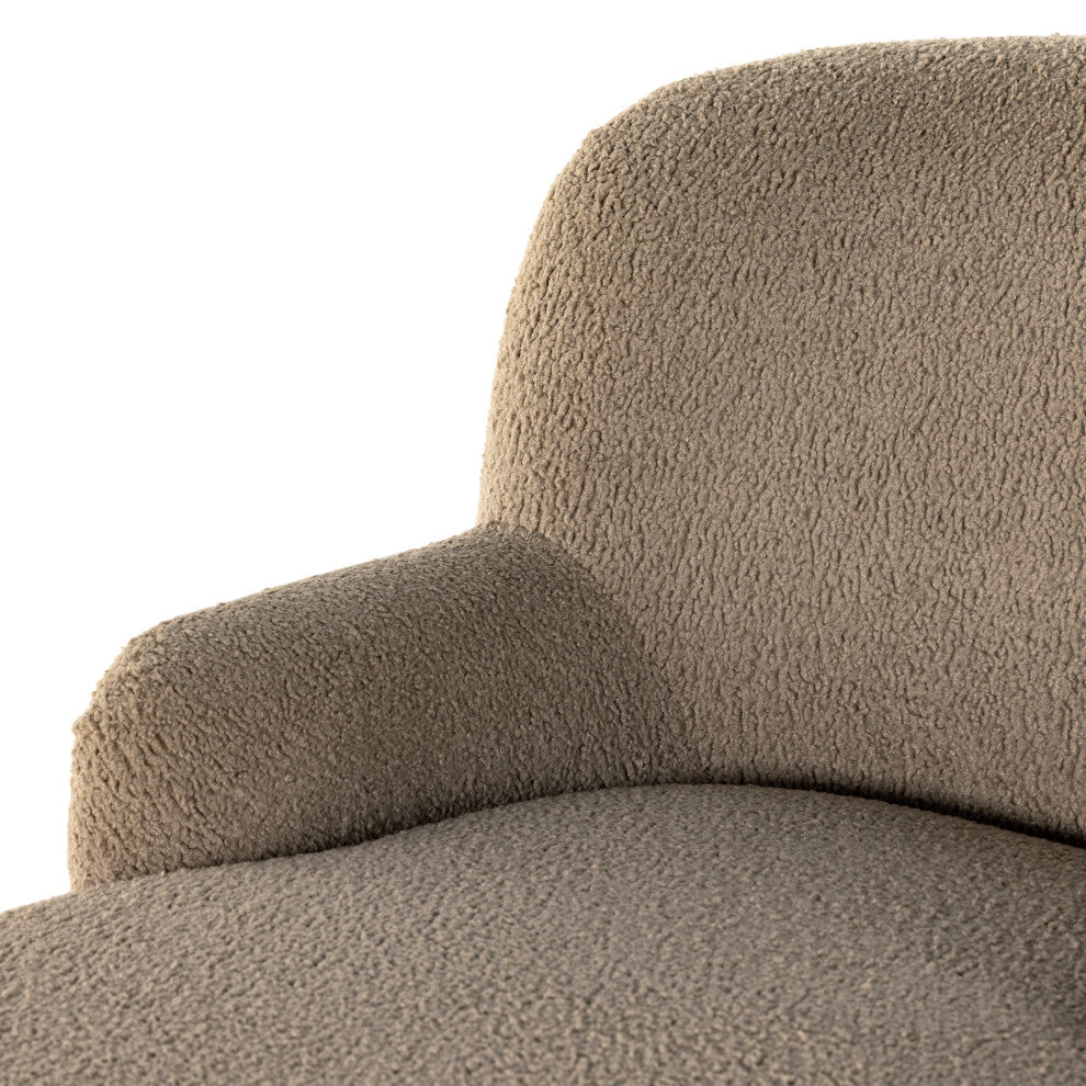 Kadon Chaise Lounge-Sheepskin Camel