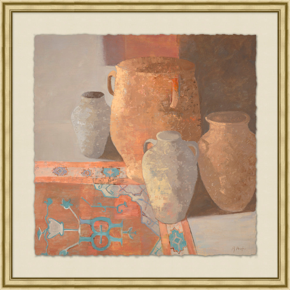 Terracotta Vessels 1, Giclee Reproduction Artwork