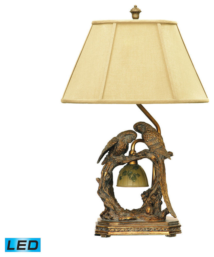Dimond Lighting 91-507-LED Twin Parrots 1-Light Table Lamp