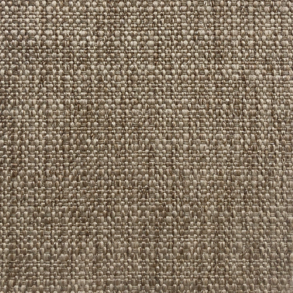 Nativa Interiors Moyra Square Tufted Bed, Flax, King, Headboard: Medium
