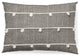 Dark Blue And Beige Lumbar Accent Pillow Cover
