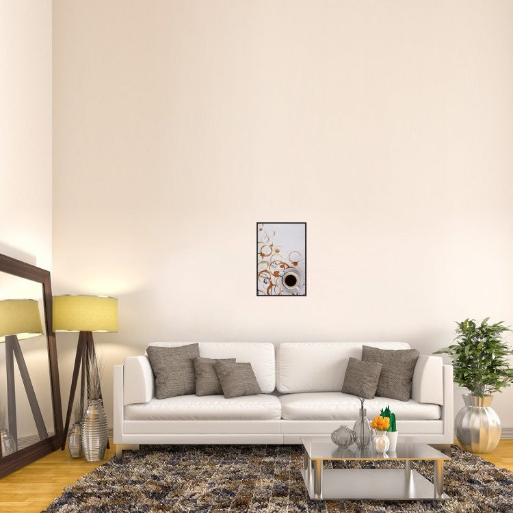 "Moon Map" Framed Canvas Giclee by Dina Belenko, 17x25"