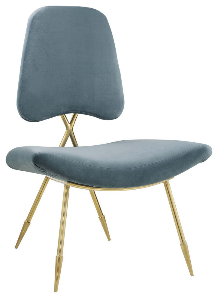 Ponder Upholstered Velvet Lounge Chair