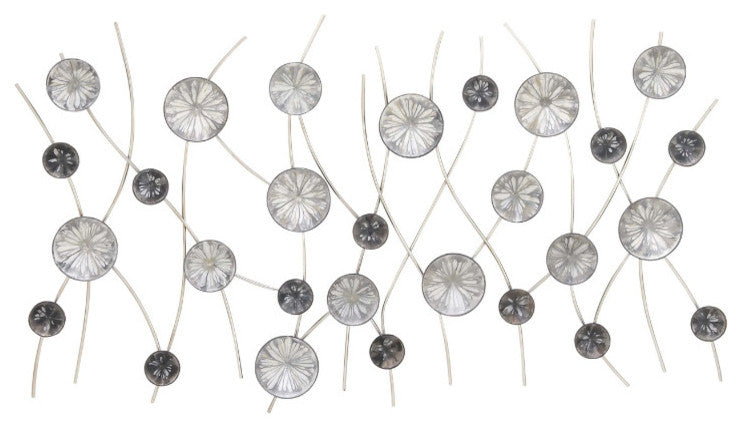 Milan Floral Metal Wall Decor, 56"W, 32"H