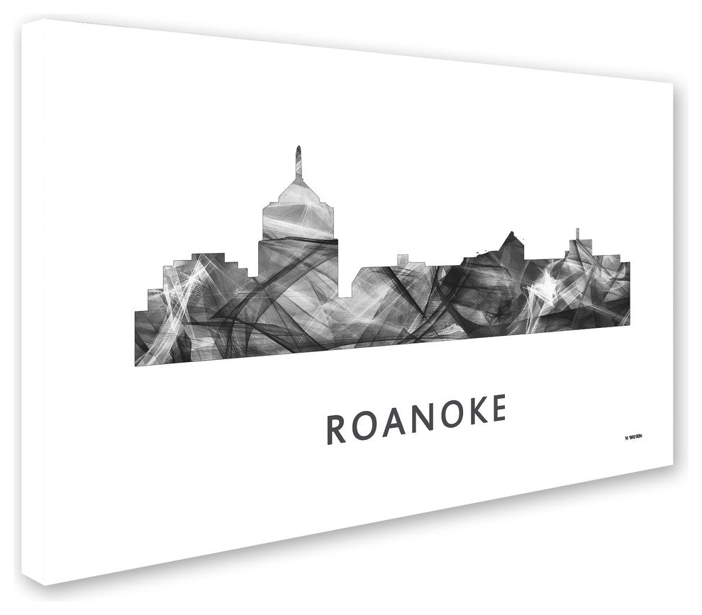 Marlene Watson 'Roanoke Virginia Skyline' Canvas Art, 24x16