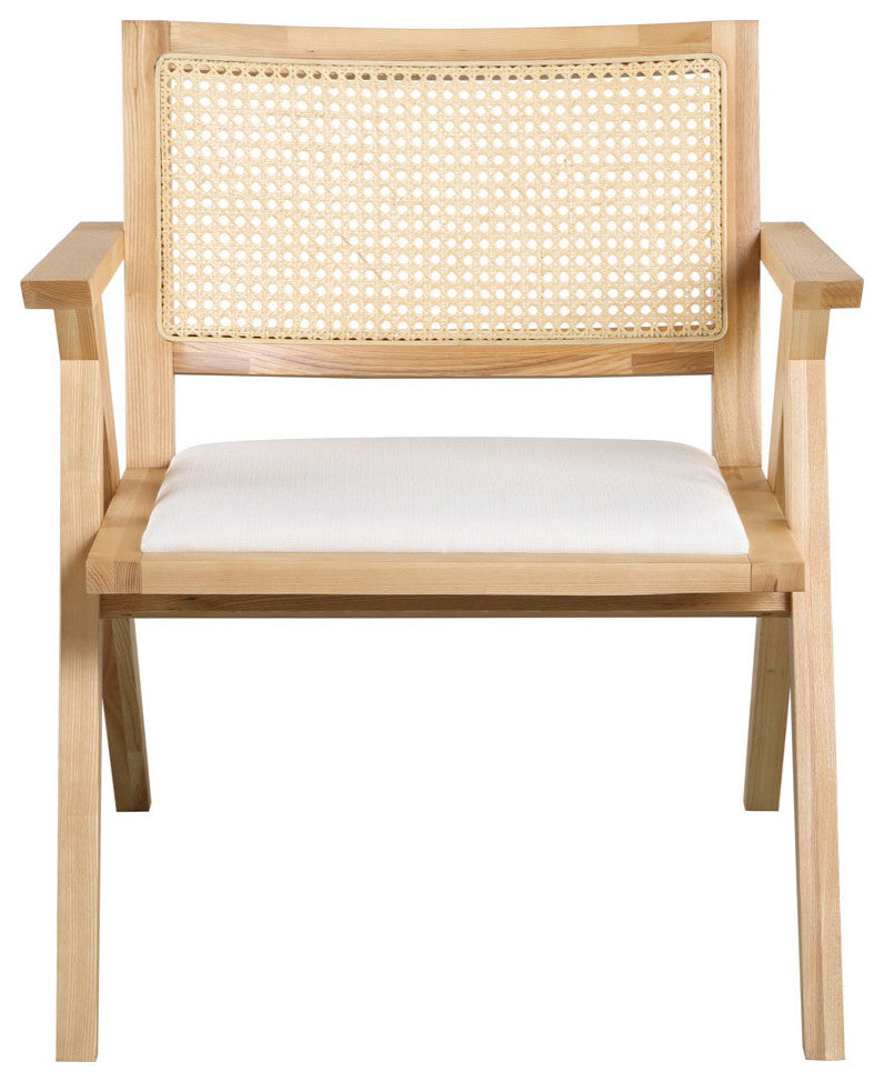 Safavieh Couture Krystine Rattan Accent Chair, Natural, Natural