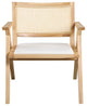 Safavieh Couture Krystine Rattan Accent Chair, Natural, Natural