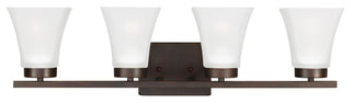 Generation Lighting Lighting 4-Light Bayfield Sconce, Burnt Sienna, A19/100w