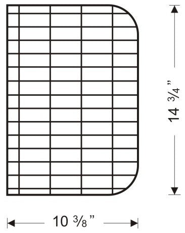Wells Sinkware GTW1115D Sink Grid